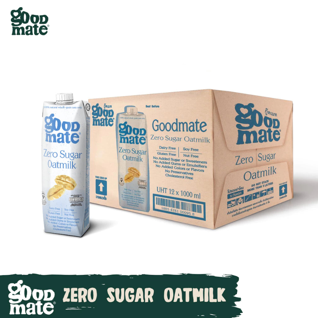 Goodmate Zero Sugar Oat Milk 1L - 12pcs/BOX