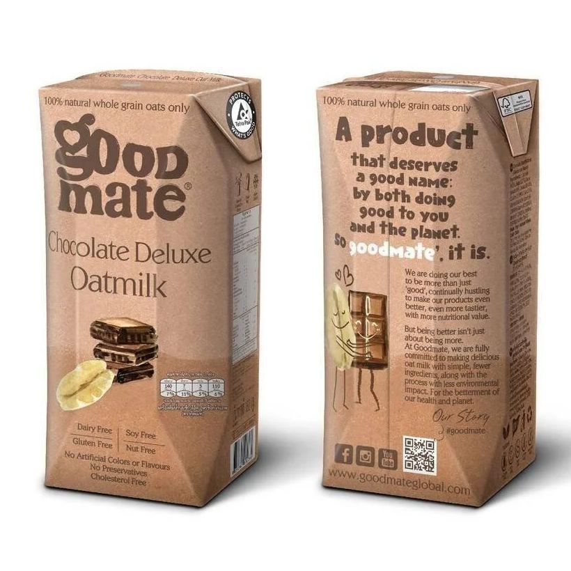 Chocolate Oatmilk 180ml Pack of 3